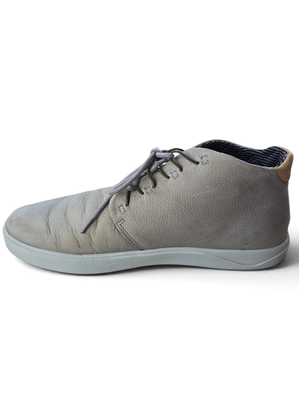 OluKai Men's Nana Hele Chukka Boots Waterproof Fog Grey Size 11.5